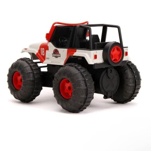 NEW Jurassic World 10.5" Jeep Wrangler Water and Land RC Radio Control Car - Picture 8 of 10